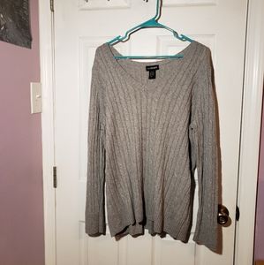 Plus Size Lane Bryant Grey Sweater